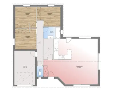 Image du modèle de maison PLAN RDC 88-sans cotes