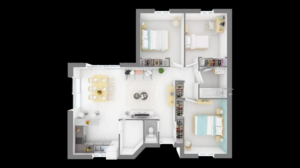 Image du modèle de maison domasud_amanda_90-f0-vue_de_dessus_rdc