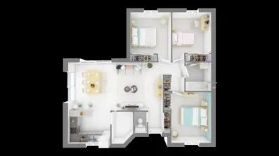 Image du modèle de maison domasud_amanda_90-f0-vue_de_dessus_rdc