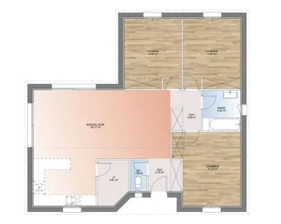 Image du modèle de maison PLAN RDC 90-sans cotes