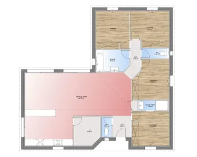 Image du modèle de maison PLAN RDC 115-sans cotes