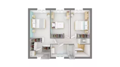 Image du modèle de maison domasud_carla_120-f1-vue_de_dessus_etage