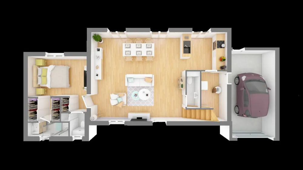 Image du modèle de maison domasud_chlea_115-f0-vue_de_dessus_rdc