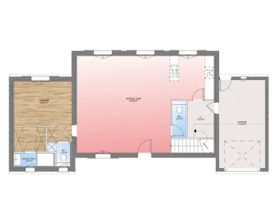 Image du modèle de maison PLAN RDC 125-sans cotes