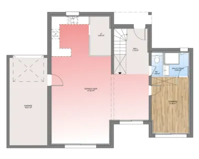 Image du modèle de maison PLAN RDC 120-sans cotes