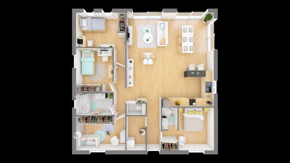 Image du modèle de maison domasud_emma_110-f0-vue_de_dessus_rdc