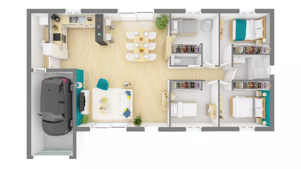 Image du modèle de maison domasud_isola_110-f0-vue_de_dessus_rdc