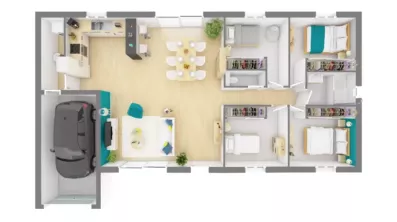 Image du modèle de maison domasud_isola_110-f0-vue_de_dessus_rdc