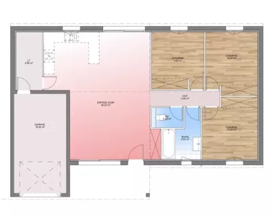 Image du modèle de maison PLAN RDC 85-sans cotes