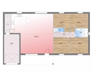 Image du modèle de maison PLAN RDC 110-sans cotes