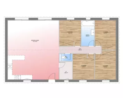 Image du modèle de maison PLAN 105-sans cotes