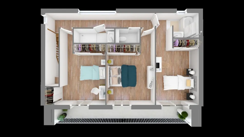 Image du modèle de maison domasud_heidi_110-f1-vue_de_dessus_etage