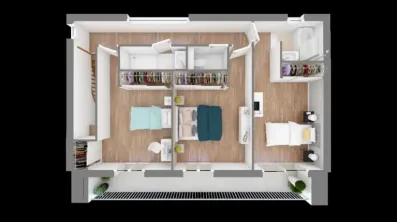 Image du modèle de maison domasud_heidi_110-f1-vue_de_dessus_etage