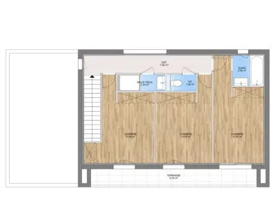 Image du modèle de maison PLAN ETAGE 110-sans cotes