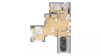 Image du modèle de maison domasud_ines_140-f0-vue_de_dessus_rdc