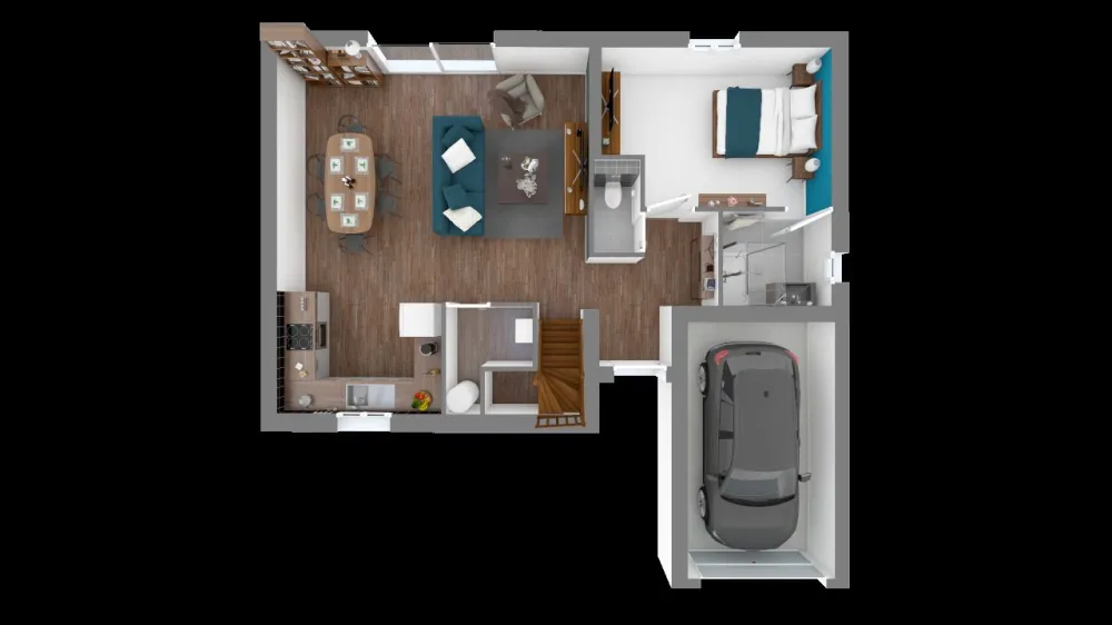 Image du modèle de maison domasud_iris_100-f0-vue_de_dessus_rdc