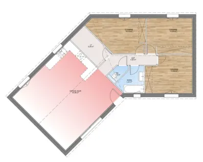 Image du modèle de maison PLAN RDC 95-sans cotes