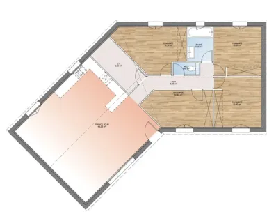 Image du modèle de maison PLAN RDC 110-sans cotes