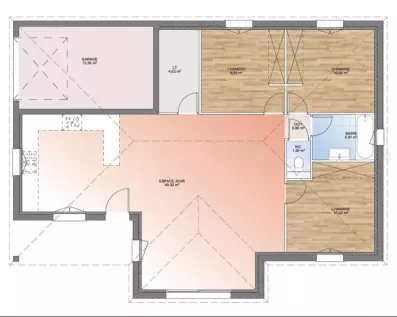 Image du modèle de maison PLAN RDC 90-sans cotes