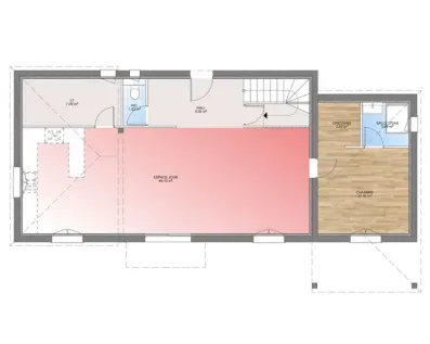 Image du modèle de maison PLAN RDC 120-sans cotes