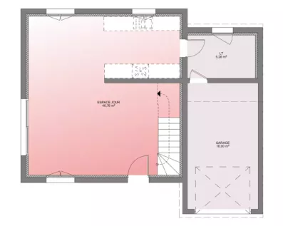 Image du modèle de maison PLAN RDC 85-sans cotes