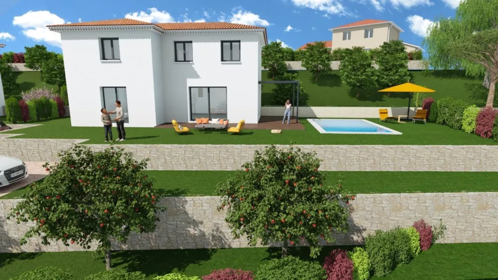 Image du modèle de maison Façade Sud villa B